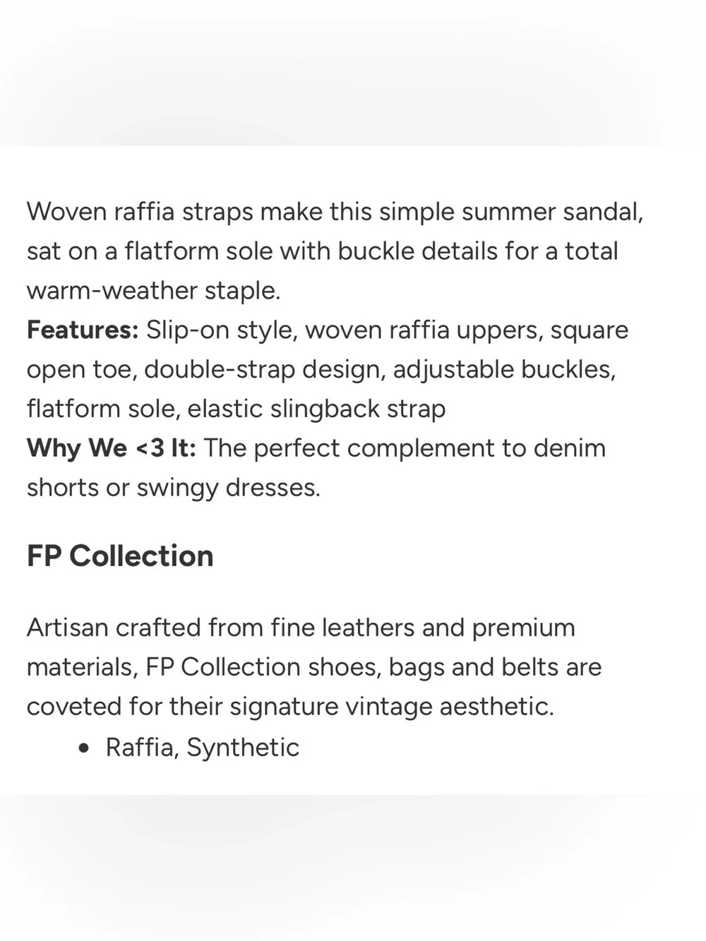 Free People Mandi Weave Raffia Platform Sandals